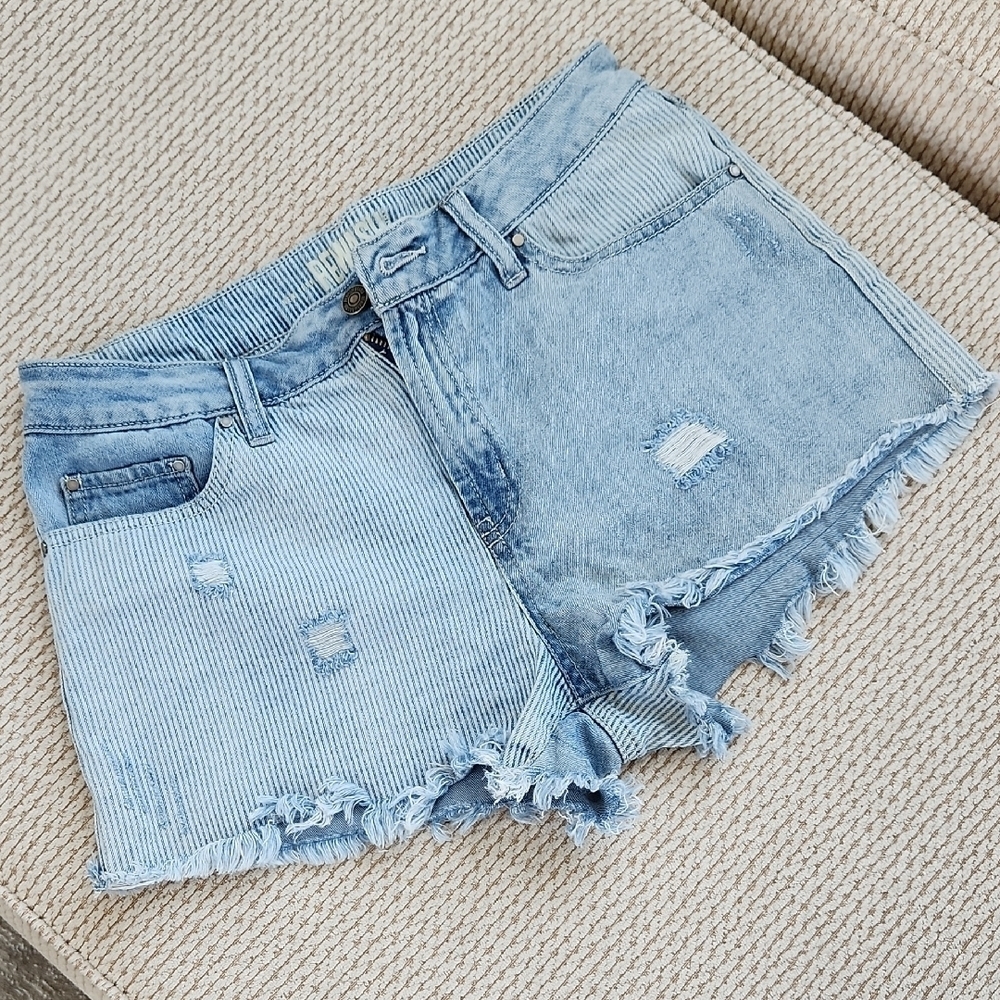 Denim Blue Women's Distressed Shorts, Size 9/29